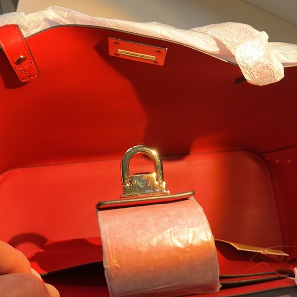 Michael Kors Leather Tote Shoulder Bag Handbag - Picture 5 of 5